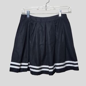 Hot Topic Black Cheer Skirt